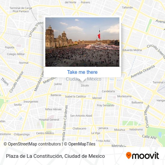 Mapa de Plaza de La Constitución