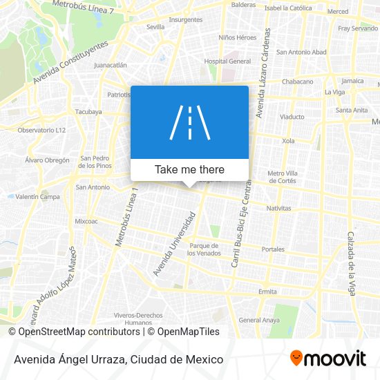 Mapa de Avenida Ángel Urraza