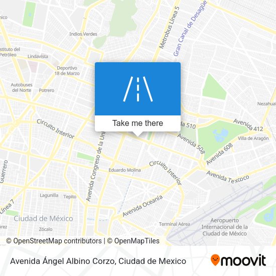 Avenida Ángel Albino Corzo map