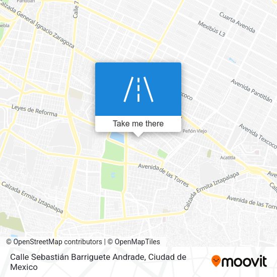 Mapa de Calle Sebastián Barriguete Andrade