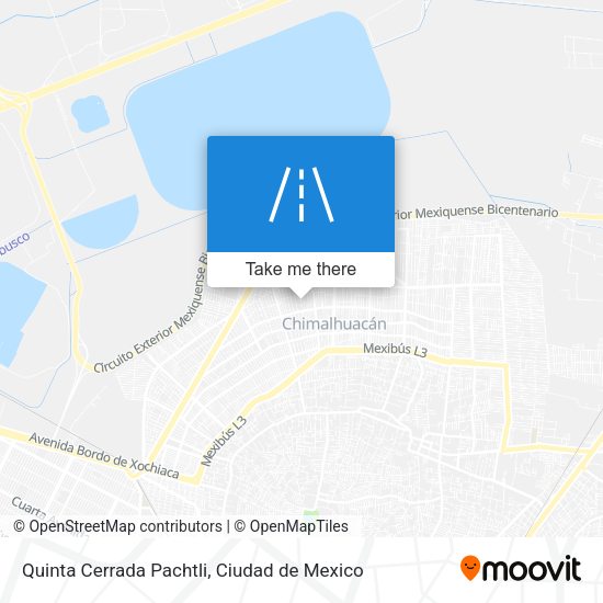 Quinta Cerrada Pachtli map