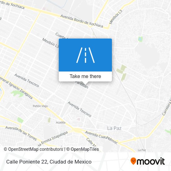 Calle Poniente 22 map
