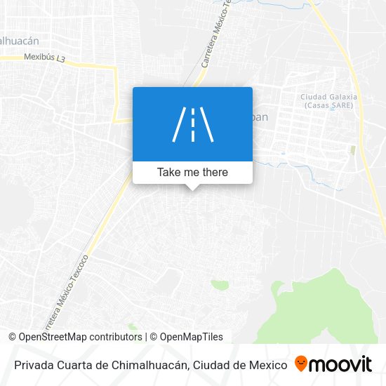 Mapa de Privada Cuarta de Chimalhuacán