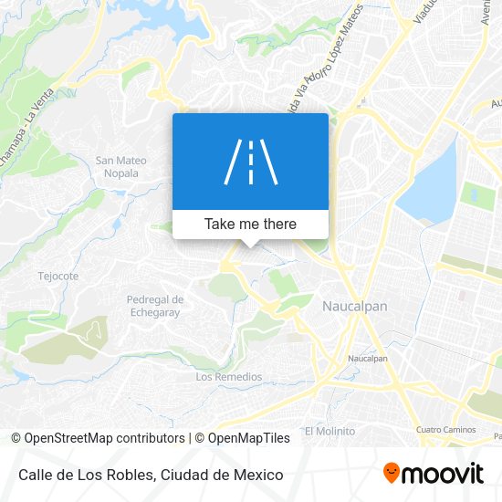 Calle de Los Robles map