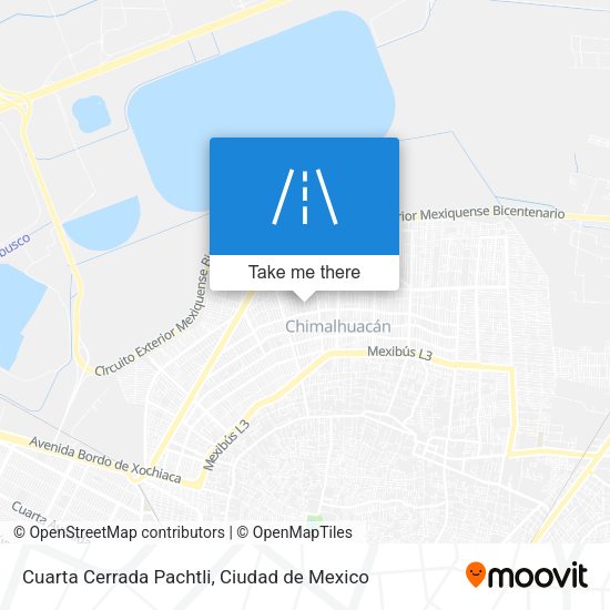 Cuarta Cerrada Pachtli map