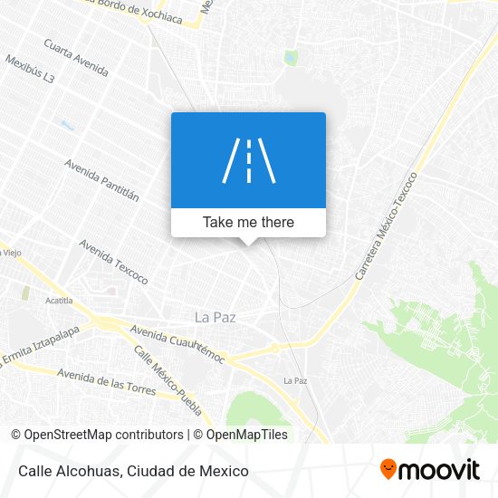 Calle Alcohuas map