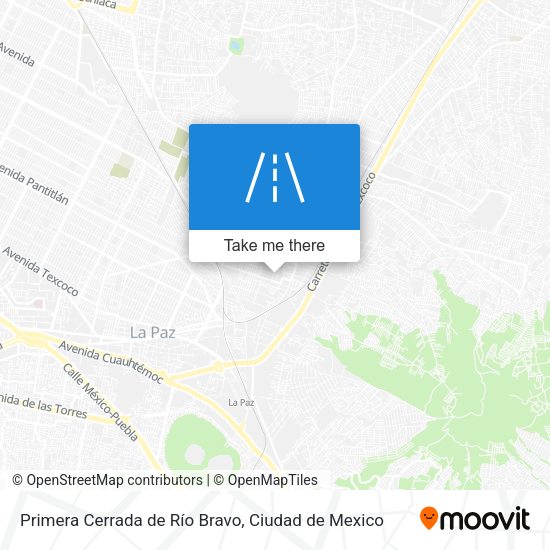 Primera Cerrada de Río Bravo map