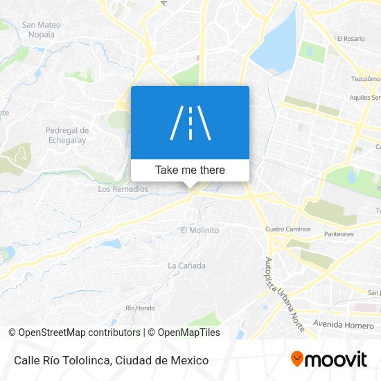 Mapa de Calle Río Tololinca