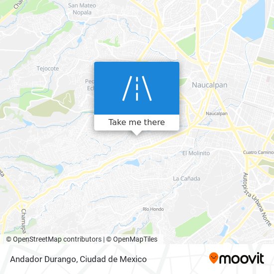 Andador Durango map