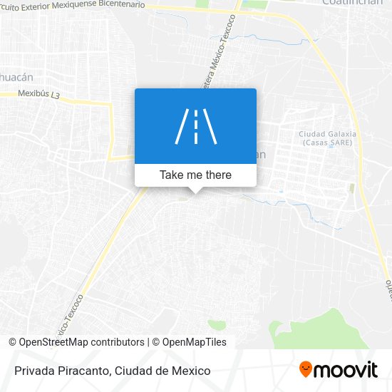 Mapa de Privada Piracanto
