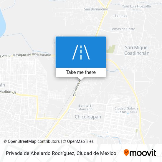 Privada de Abelardo Rodríguez map
