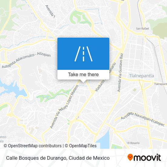 Calle Bosques de Durango map