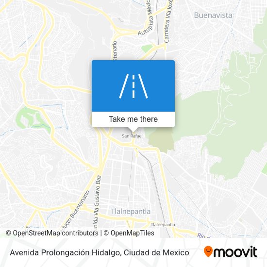 Mapa de Avenida Prolongación Hidalgo