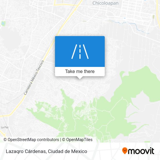 Lazaqro Cárdenas map