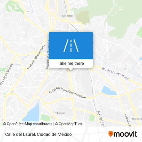 Calle del Laurel map