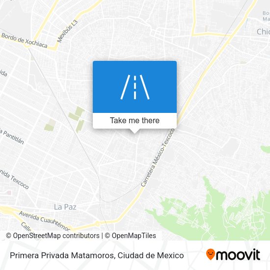 Primera Privada Matamoros map