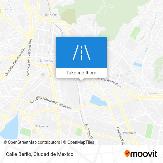 Calle Berilo map