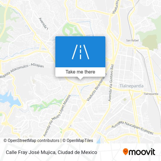 Calle Fray José Mujica map