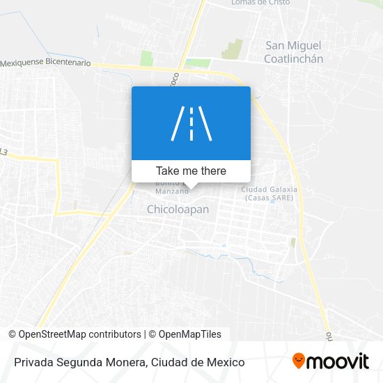 Privada Segunda Monera map