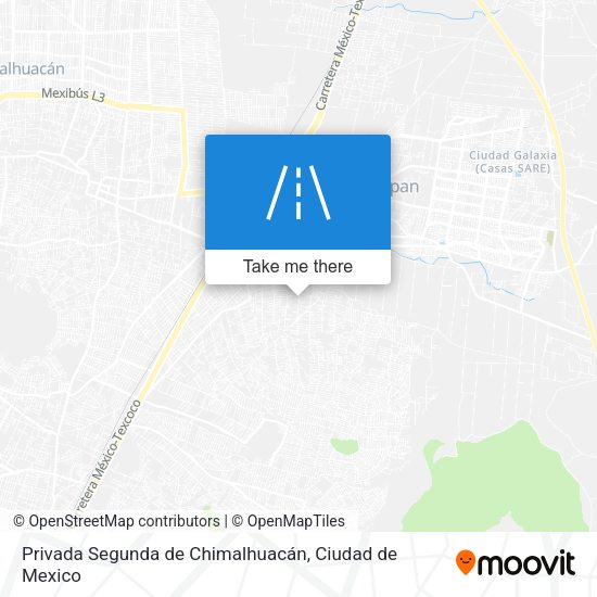 Privada Segunda de Chimalhuacán map