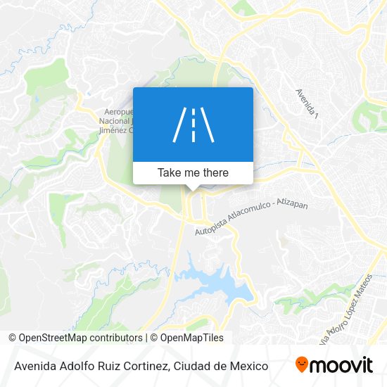 Avenida Adolfo Ruiz Cortinez map