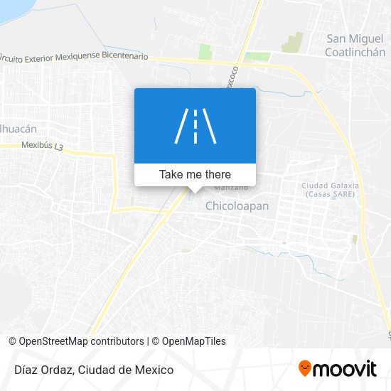 Díaz Ordaz map