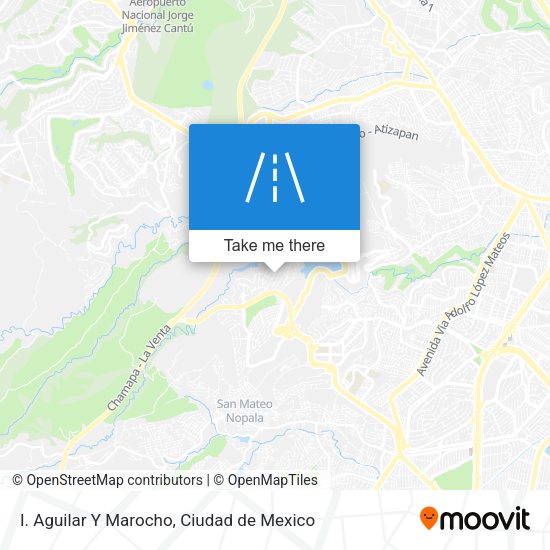 I. Aguilar Y Marocho map