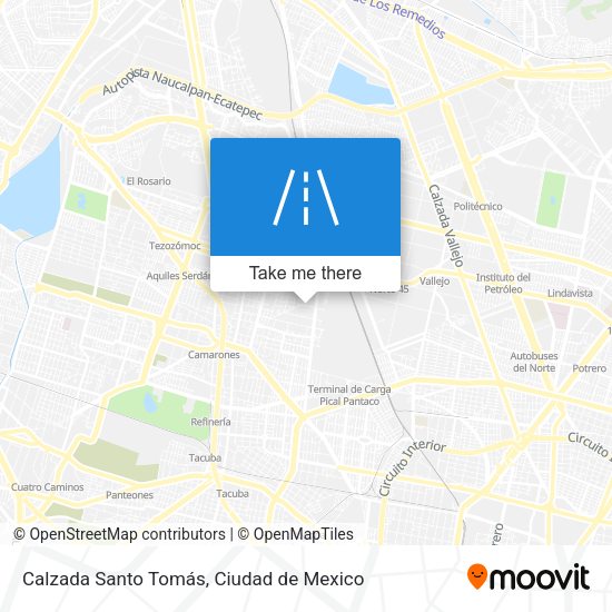 Calzada Santo Tomás map