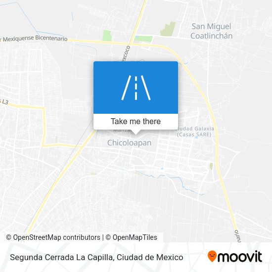 Segunda Cerrada La Capilla map