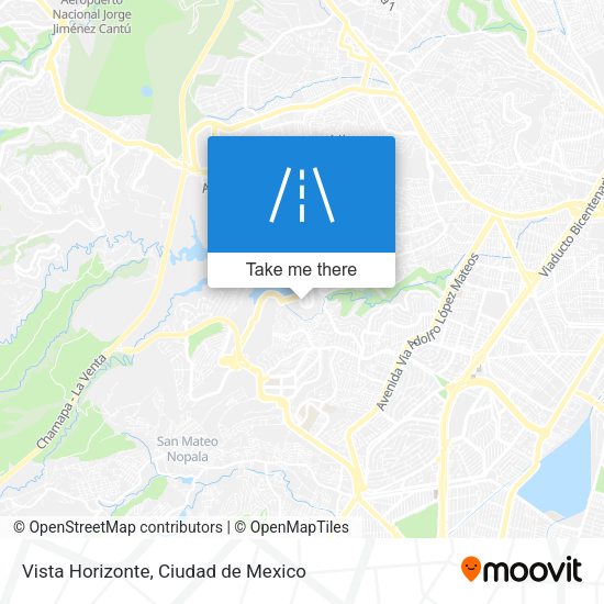 Vista Horizonte map