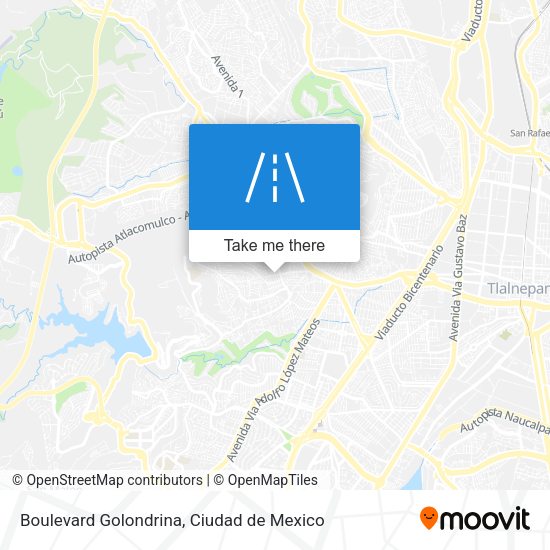 Mapa de Boulevard Golondrina