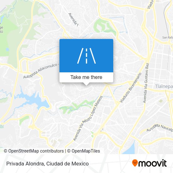 Privada Alondra map