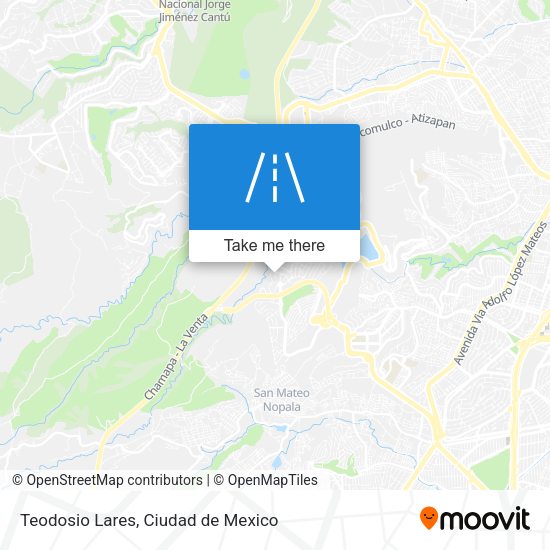 Mapa de Teodosio Lares
