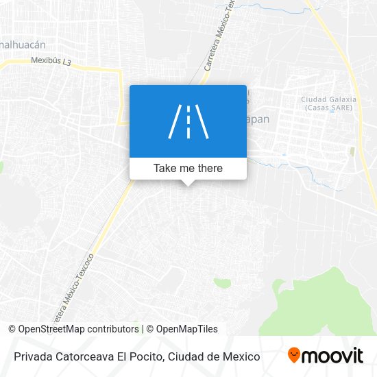 Privada Catorceava El Pocito map