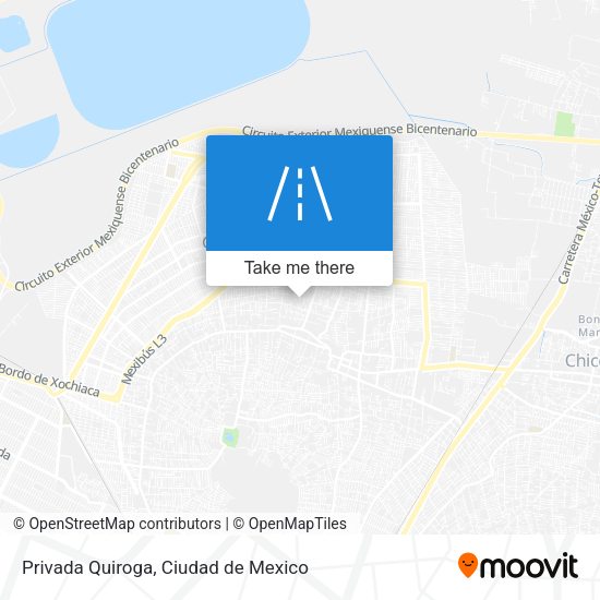 Privada Quiroga map