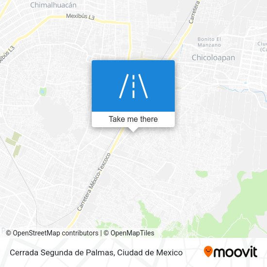 Cerrada Segunda de Palmas map