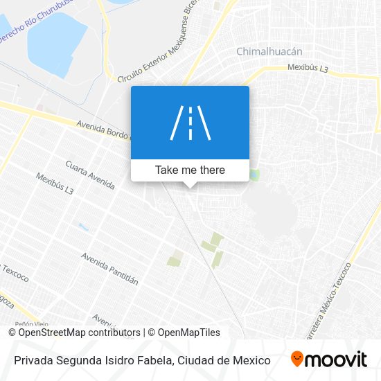 Privada Segunda Isidro Fabela map
