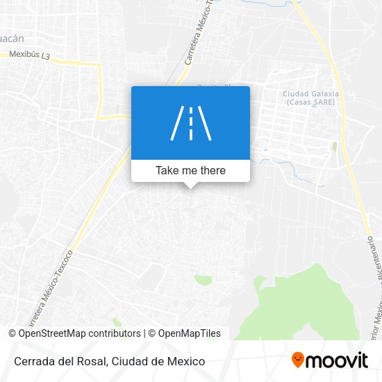 Cerrada del Rosal map