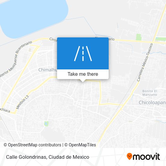 Mapa de Calle Golondrinas
