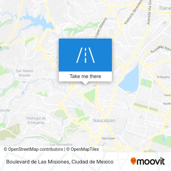 Boulevard de Las Misiones map
