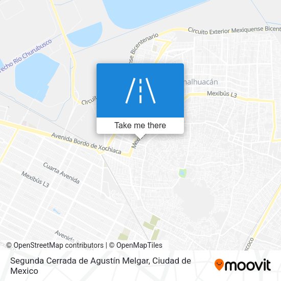 Segunda Cerrada de Agustín Melgar map