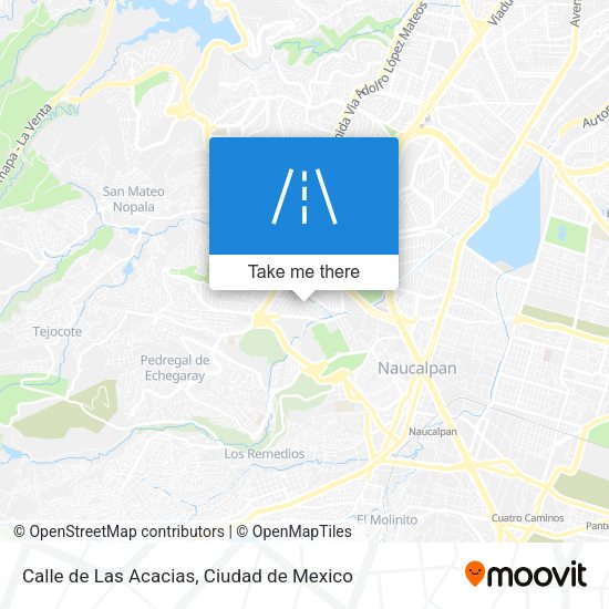 Calle de Las Acacias map