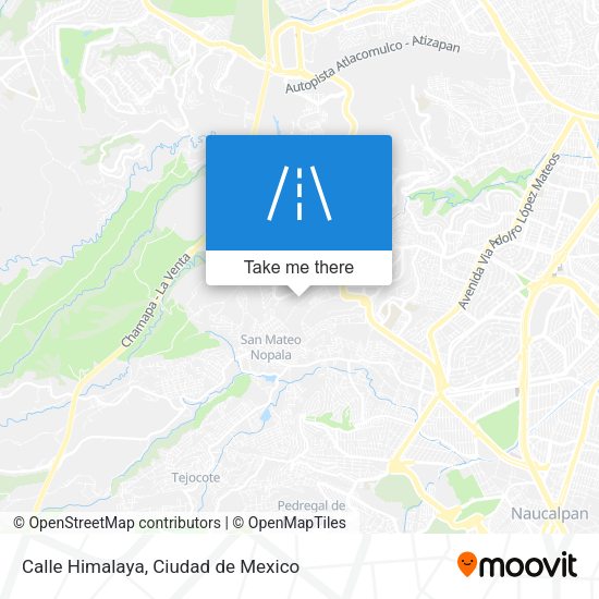 Calle Himalaya map