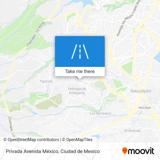 Privada Avenida México map
