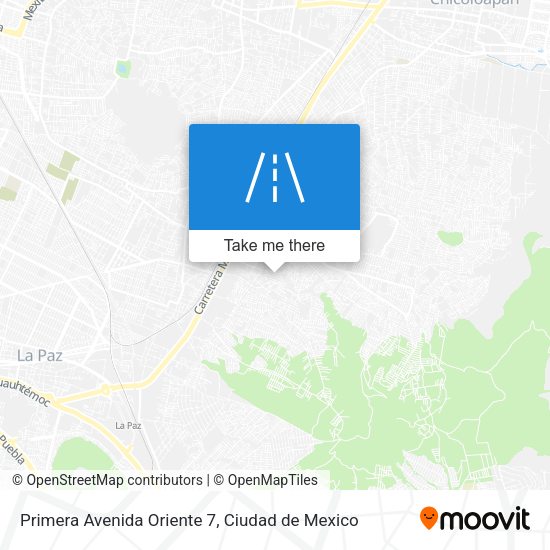 Primera Avenida Oriente 7 map