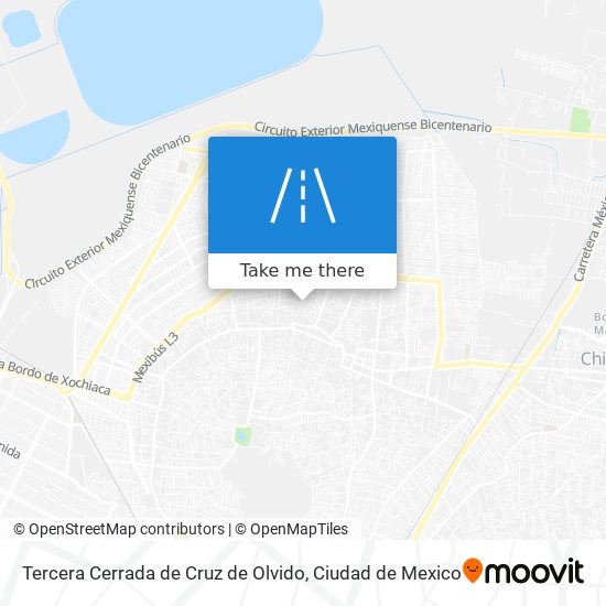 Mapa de Tercera Cerrada de Cruz de Olvido