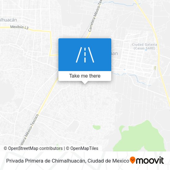 Privada Primera de Chimalhuacán map