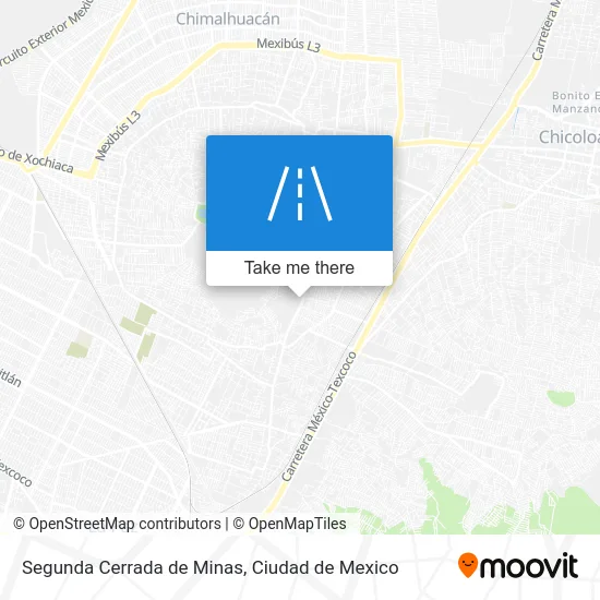 Segunda Cerrada de Minas map