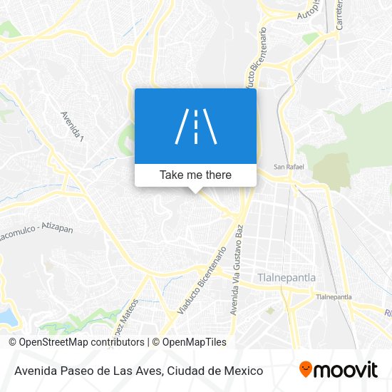 Avenida Paseo de Las Aves map