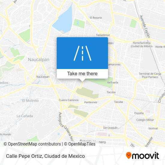 Calle Pepe Ortiz map